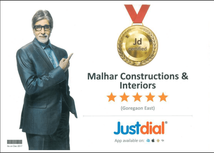 Justdial Best Rating Award